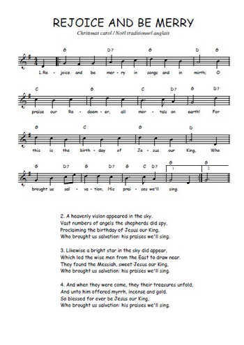 Rejoice and be merry